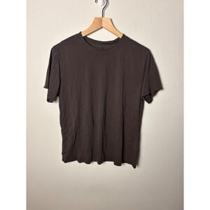 Lululemon All Yours Cotton T-Shirt Espresso Brown Size 6